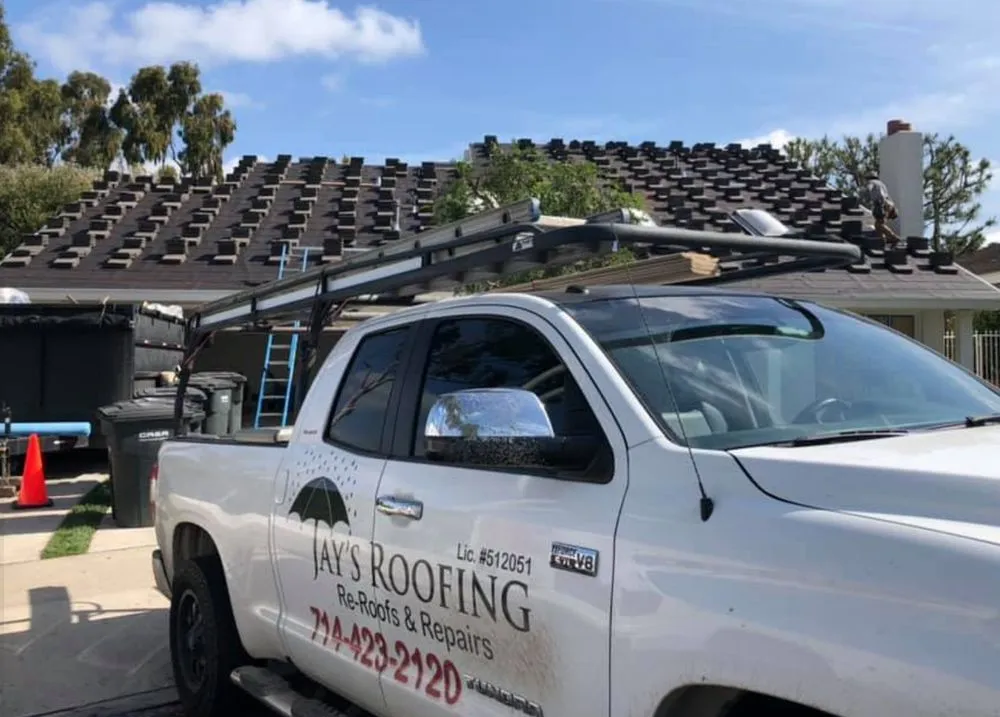 Slide of Jay's Roofing