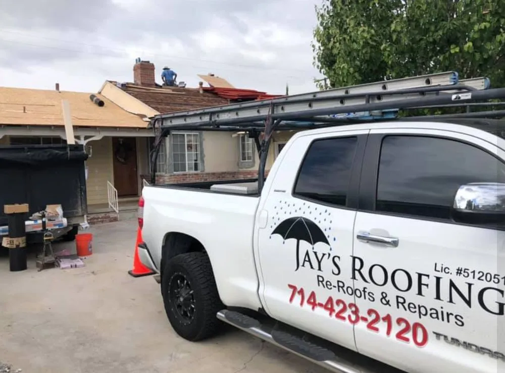Slide of Jay's Roofing