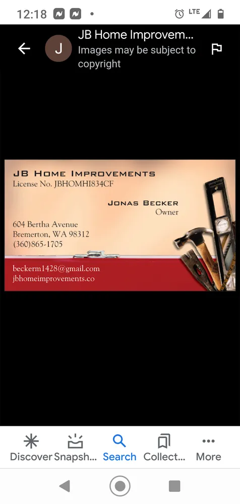 Slide of JB Home Improvements