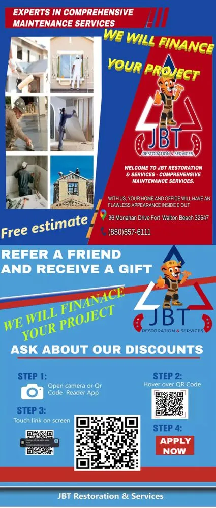 Slide of JBT Restoration & Services