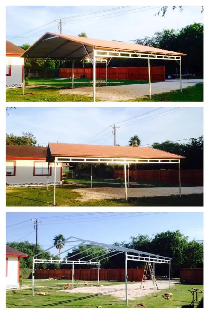 Slide of JC Benz Carports