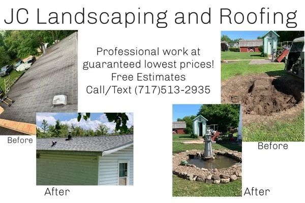 JC Landscaping And Roofing Logo