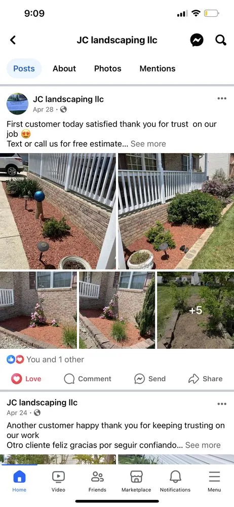 Slide of Jc Landscaping