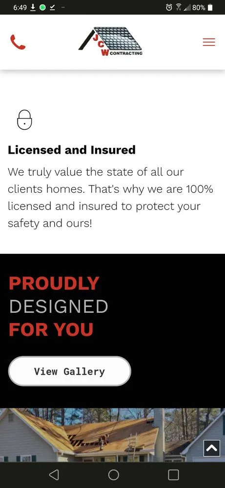 Slide of JCW Contracting