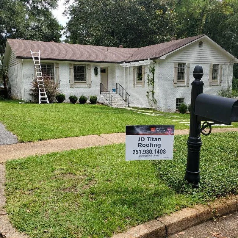 Slide of JD Titan Roofing of Mobile