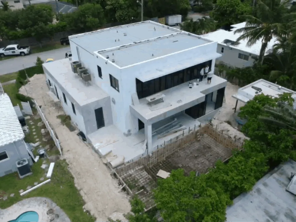 Slide of J&E construction