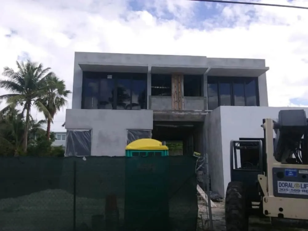 Slide of J&E construction