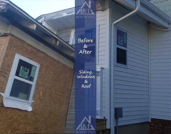Slide of J&E Roofing & Siding