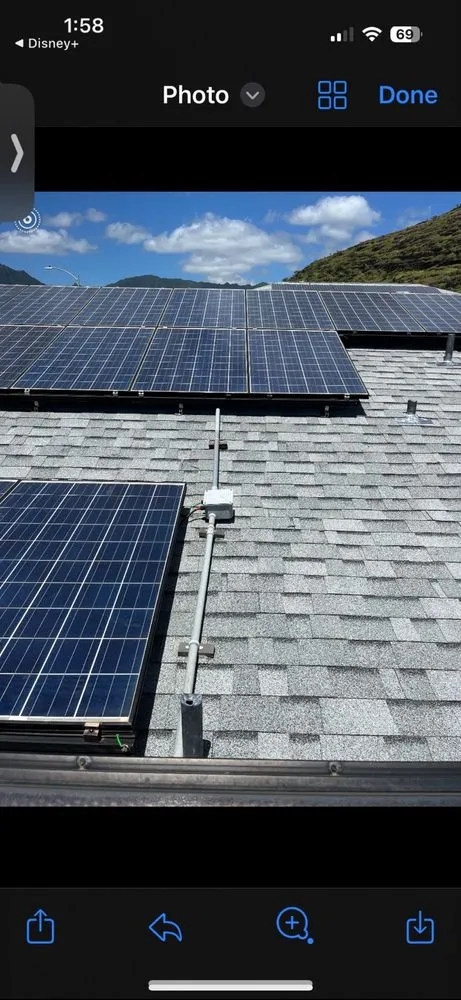 Slide of J&E ROOFING