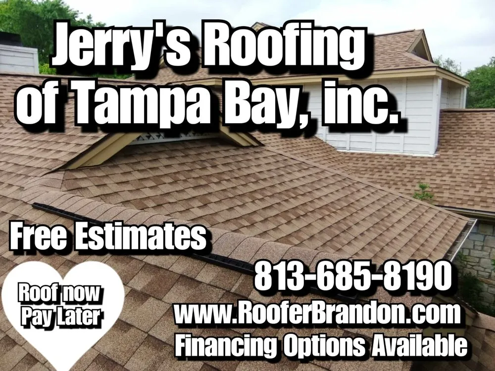 Slide of Jerry's Roofing Of Tampa Bay