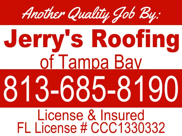 Slide of Jerry's Roofing Of Tampa Bay