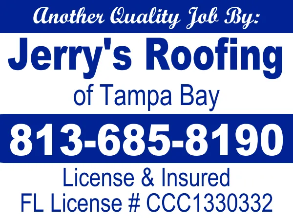 Slide of Jerry's Roofing Of Tampa Bay
