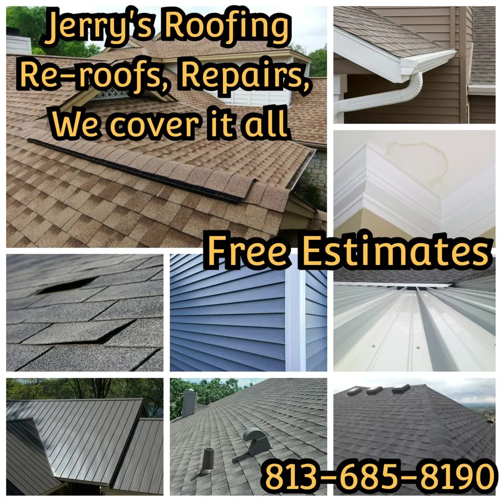 Slide of Jerry's Roofing Of Tampa Bay