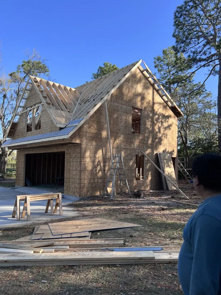 Emergency storm damage roof repair with free inspection in Sims, NC by Jesus Raya Construction
