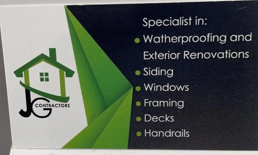 Slide of JG Contractors