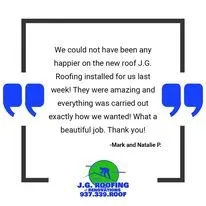 Slide of J.G. Roofing