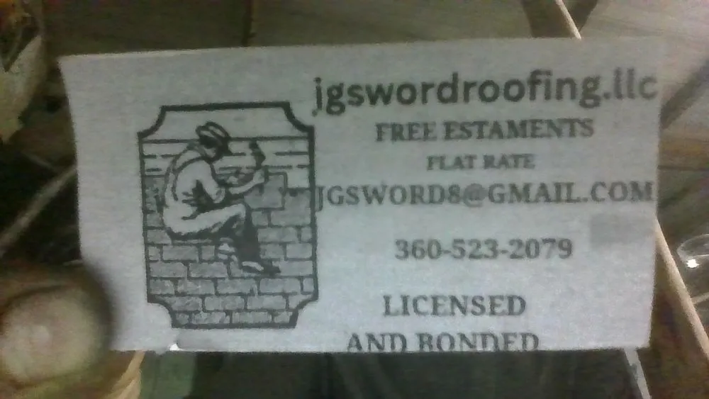 Slide of JGS Word Roofing