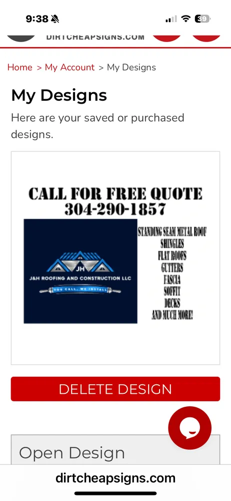 Slide of J&H Roofing and Construction