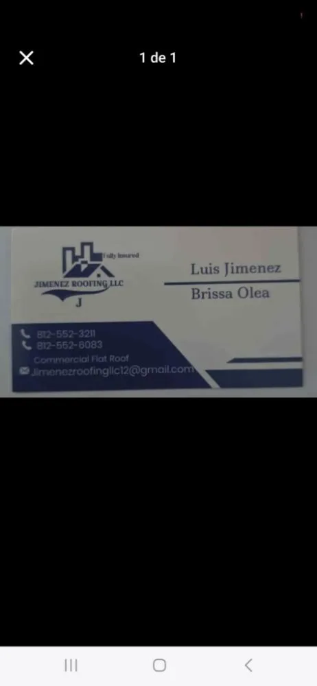 Slide of Jimenez Roofing