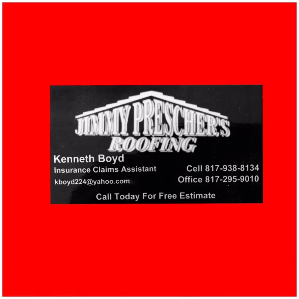 Slide of Jimmy Prescher's Roofing