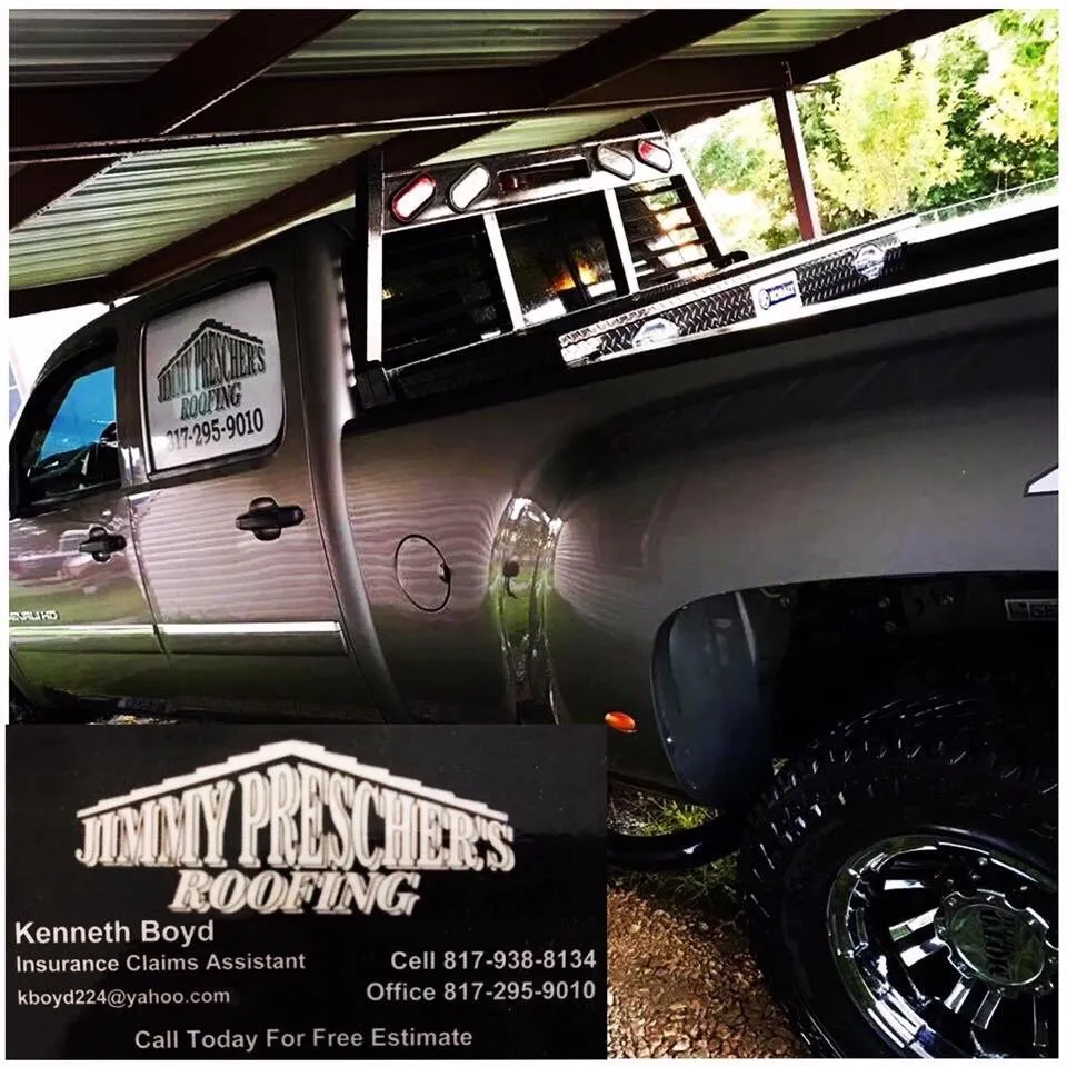 Slide of Jimmy Prescher's Roofing