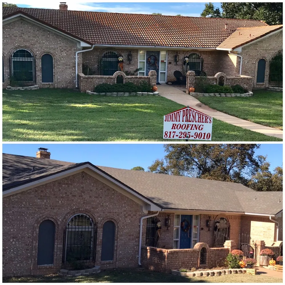 Slide of Jimmy Prescher's Roofing