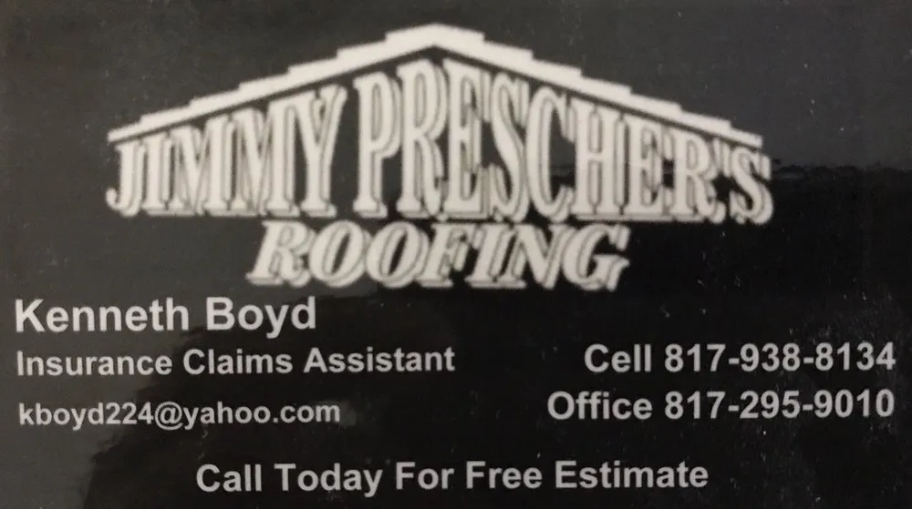 Slide of Jimmy Prescher's Roofing