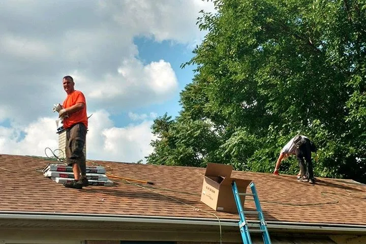 Slide of Jim's Roofing
