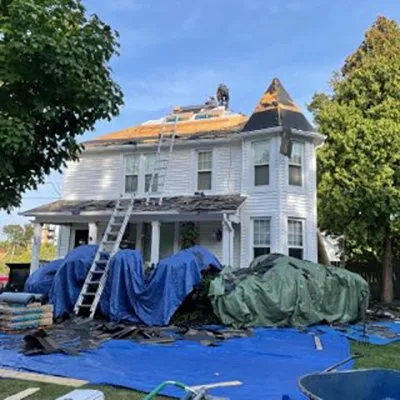 Slide of Jim's Roofing