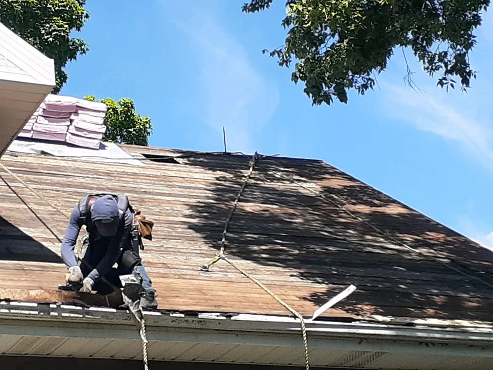 Slide of Jim's Roofing