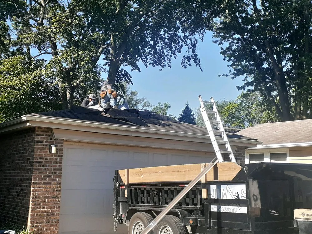 Slide of Jim's Roofing