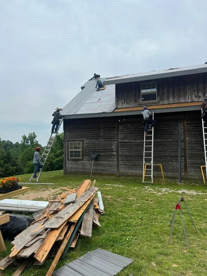 Professional roof installation after storm damage in Bismarck, AR by JJ & Son's Roofing and Construction