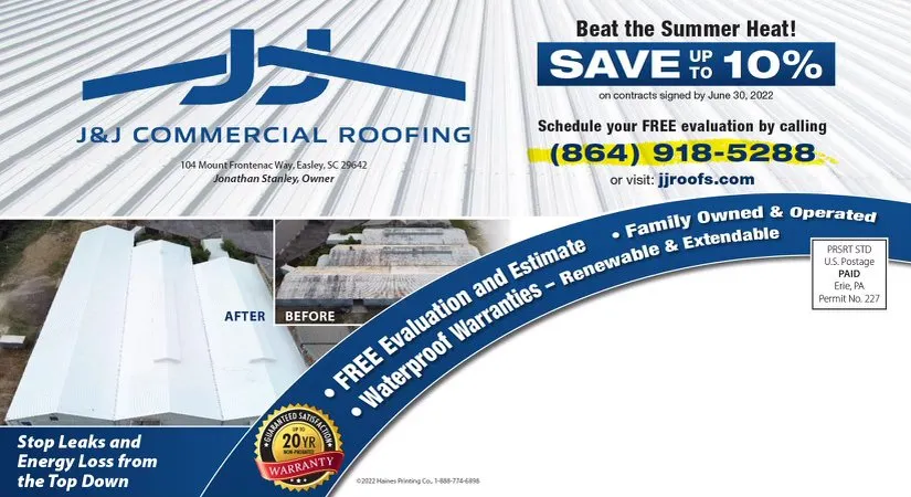 Slide of J&J Commercial Roofing