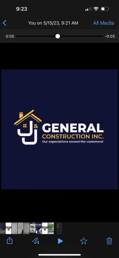 Slide of J&J General Construction