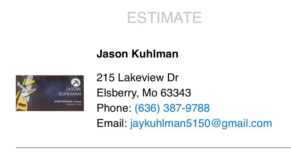 Slide of JKuhlman Construction