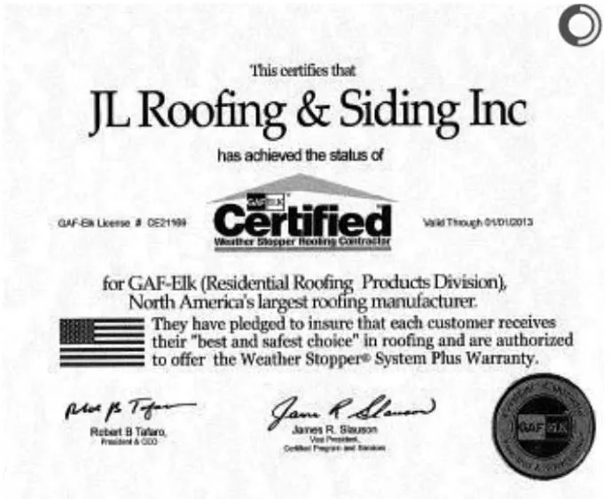 Top-rated residential roofing service experts serving Huntingdon Valley, PA - JL Roofing and Siding