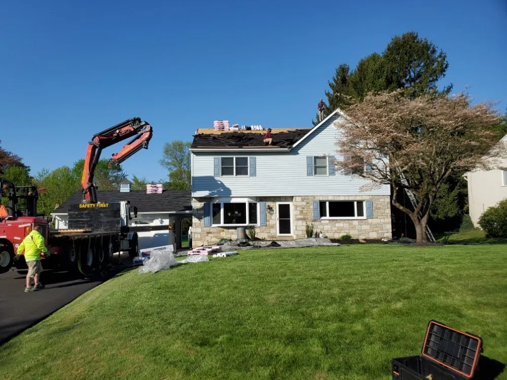 Local storm damage roof repair in Huntingdon Valley, PA - JL Roofing and Siding