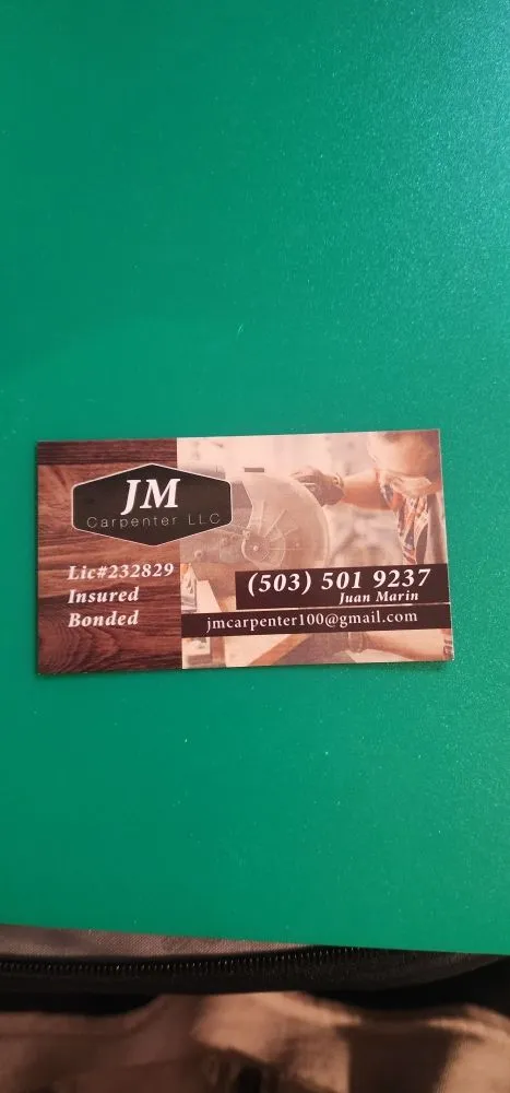 Slide of JM Carpenter