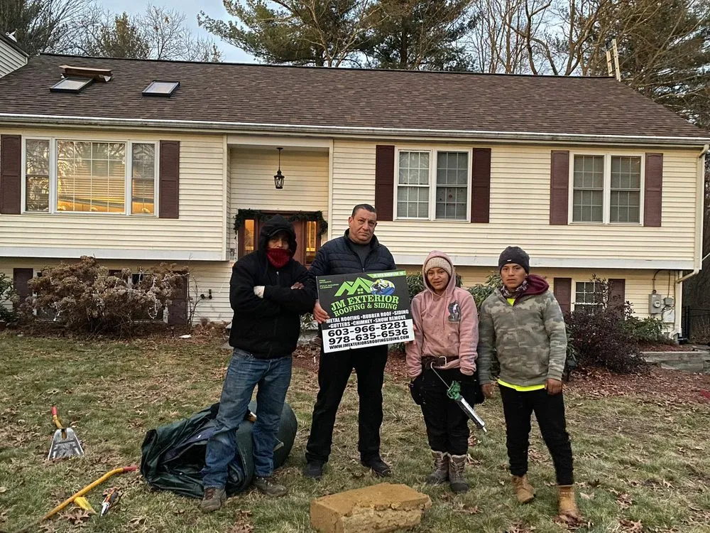 Slide of JM Exteriors Roofing Siding