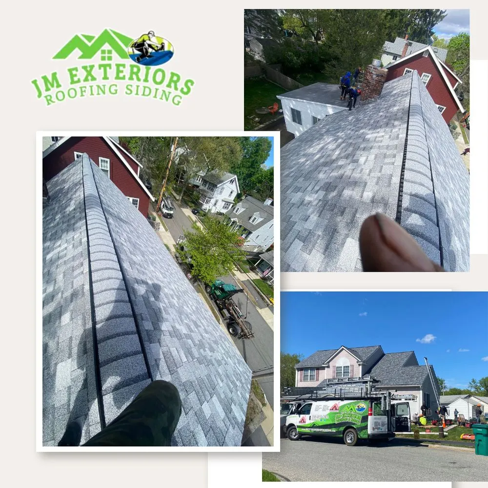 Slide of JM Exteriors Roofing Siding
