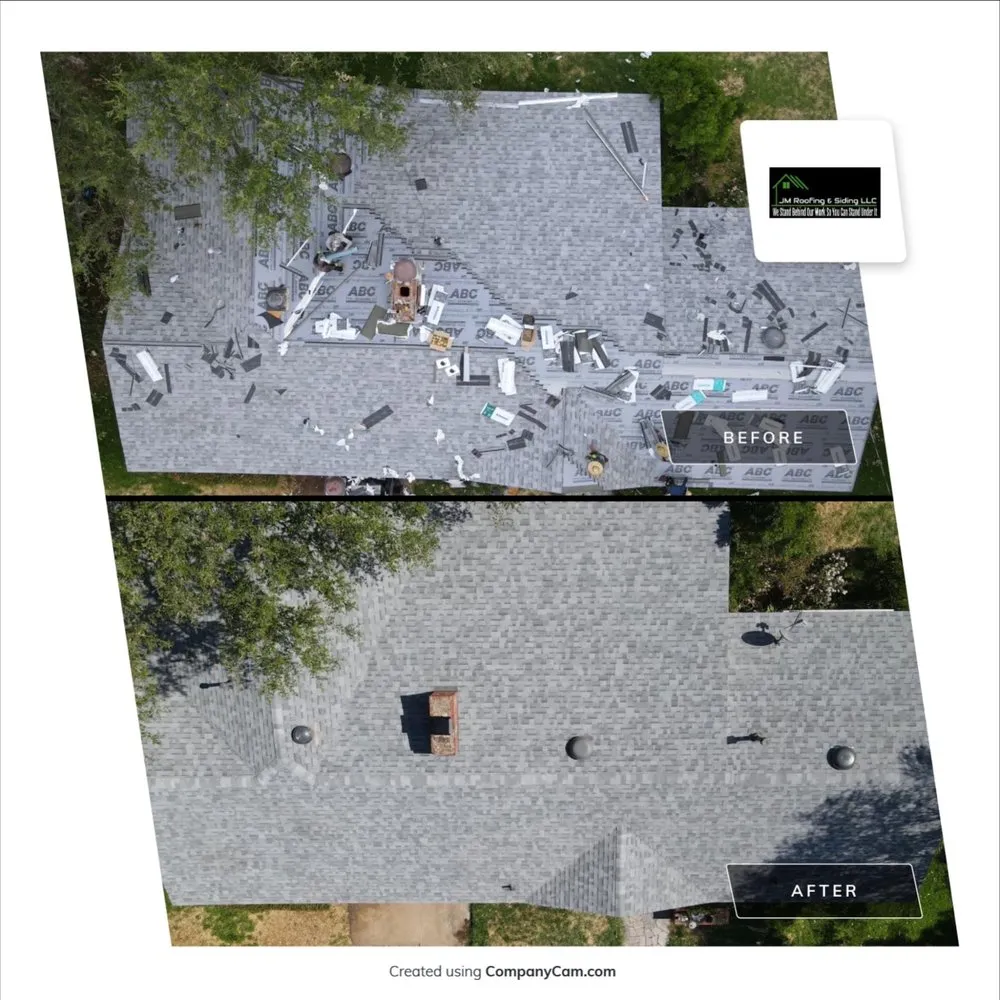 Slide of JM Roofing and Siding