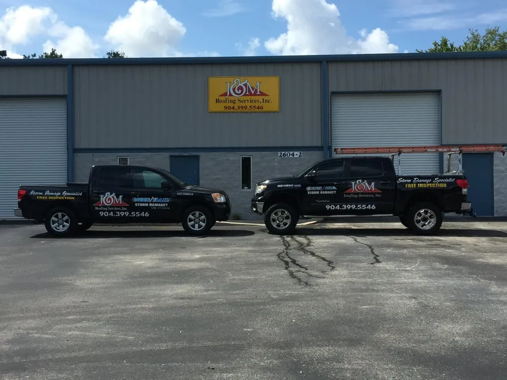 Slide of J&M Roofing Services