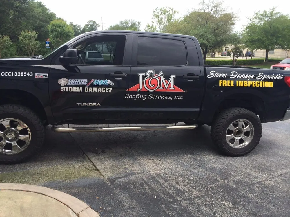 Slide of J&M Roofing Services