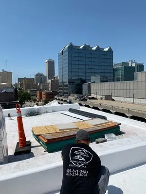 J&M Sheild Roofing Logo