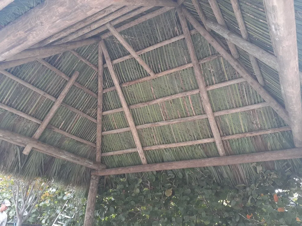 Slide of JM Tiki huts