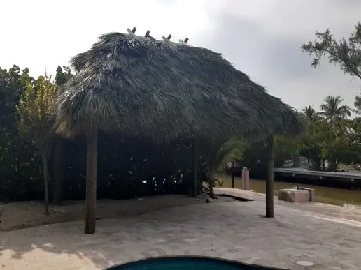 Slide of JM Tiki huts