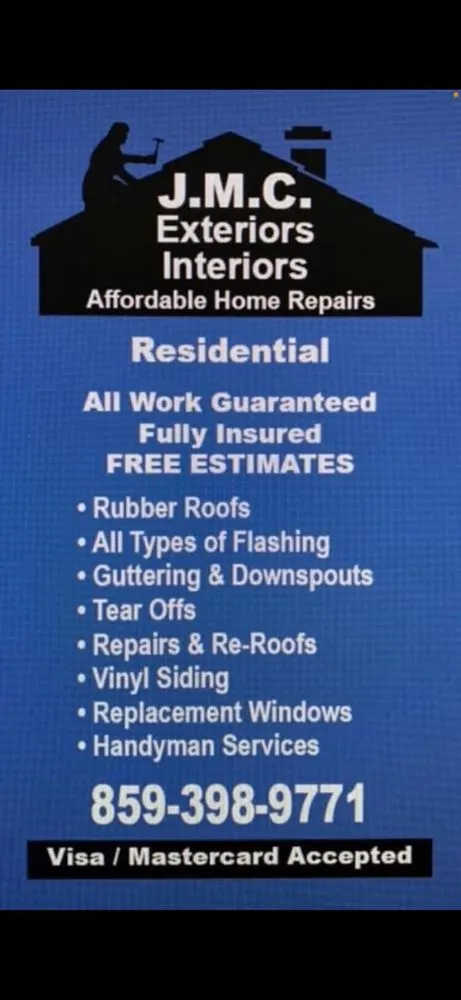 Slide of JMC Exteriors and Interiors