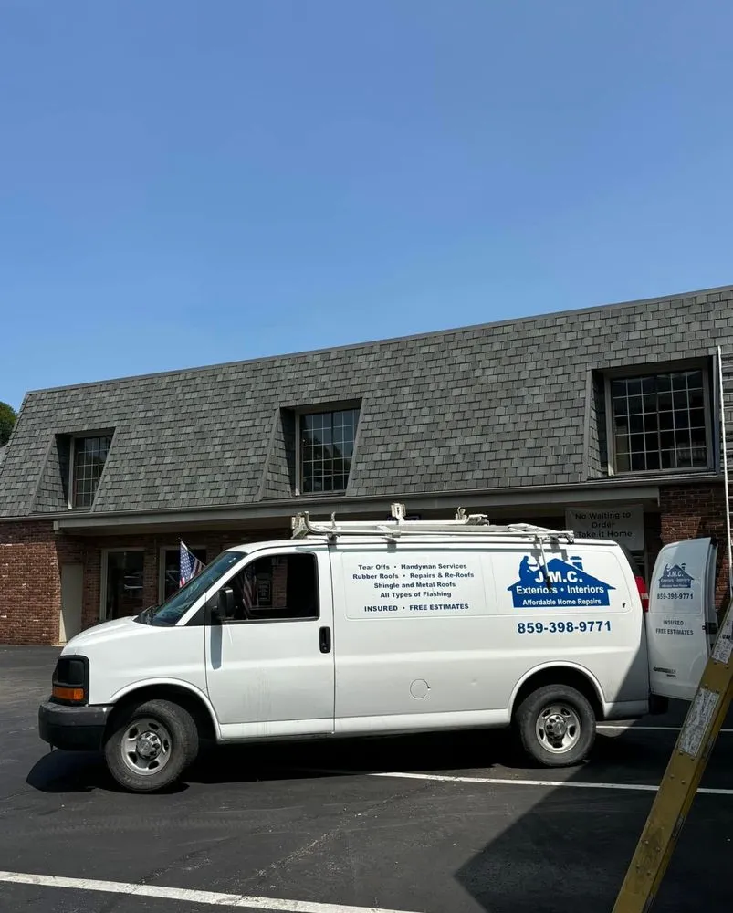 Slide of JMC Exteriors and Interiors