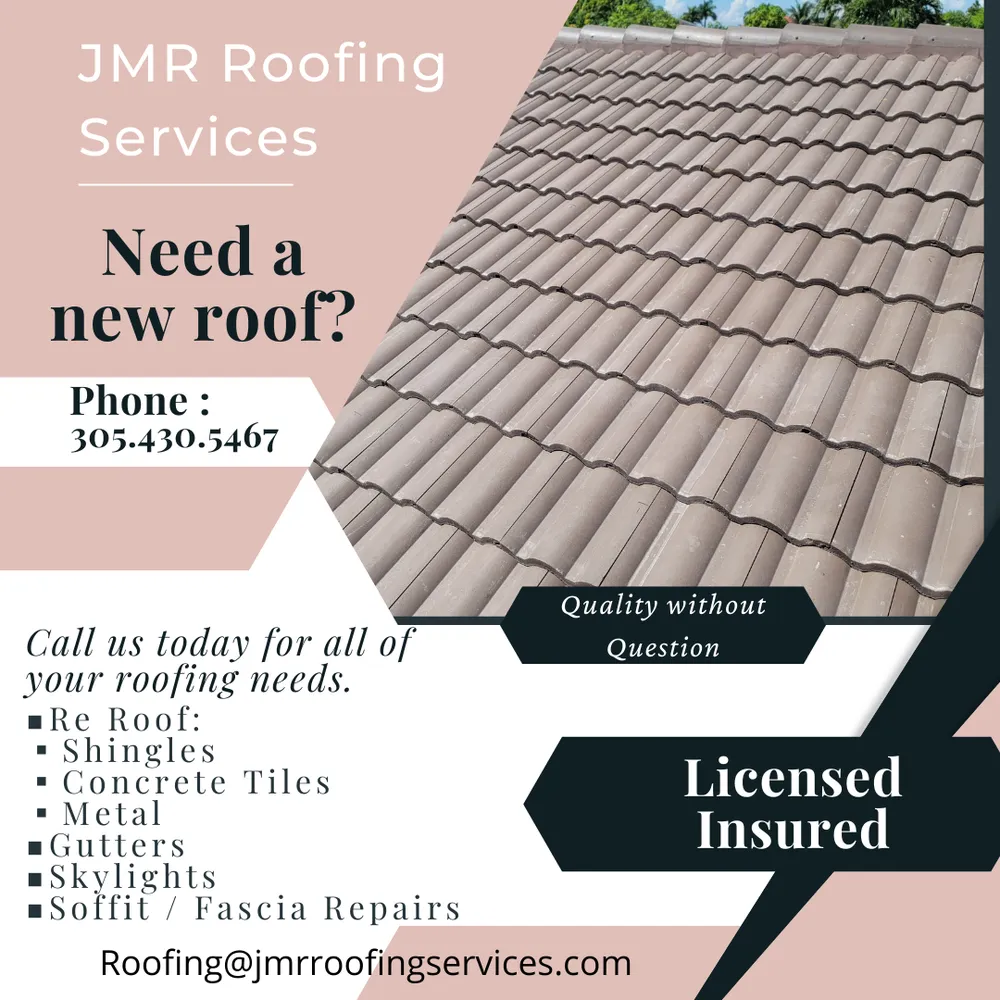 Slide of JMR Roofing Services