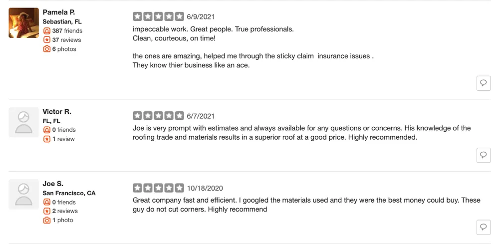 Slide of Joe Scozzari Roof Services Consulting